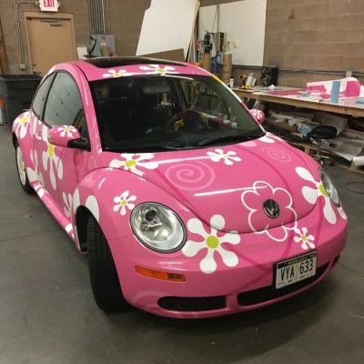 vehicle decals floral